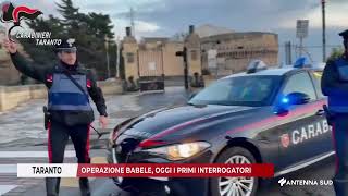 02 LUGLIO 2026 TARANTO OPERAZIONE BABELE, OGGI I PRIMI INTERROGATORI