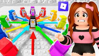A BATALHA DOS PINGUINS NO GELO! O ÚLTIMO VENCE! 🐧❄️ ROBLOX KNOCKOUT