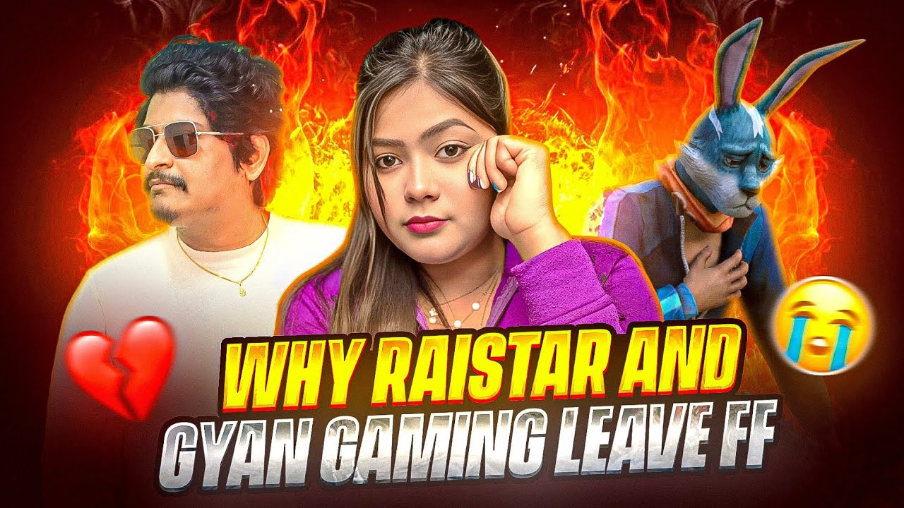 @RaiStar Left Free Fire 😭 | @GyanGaming  Left Free Fire | Raistar And Gyan Gaming Left Reality