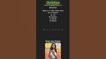 Blockchain What is a valid JSON value for an object