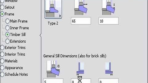 Cadimage Doors + Windows - Save a Preset Frame