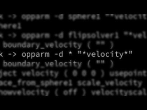 Houdini Tutorial: Search for Node-Parameters via Textport WITH *WILDCARDS*