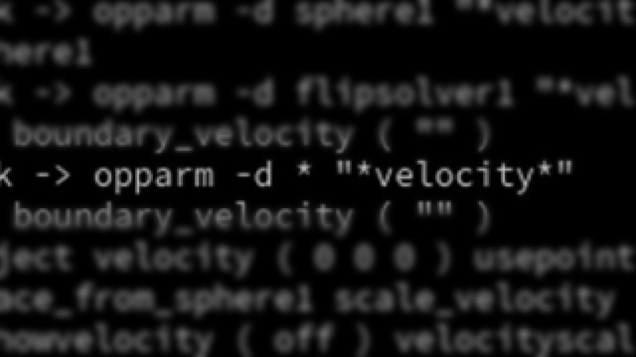 Houdini Tutorial: Search for Node-Parameters via Textport WITH ...