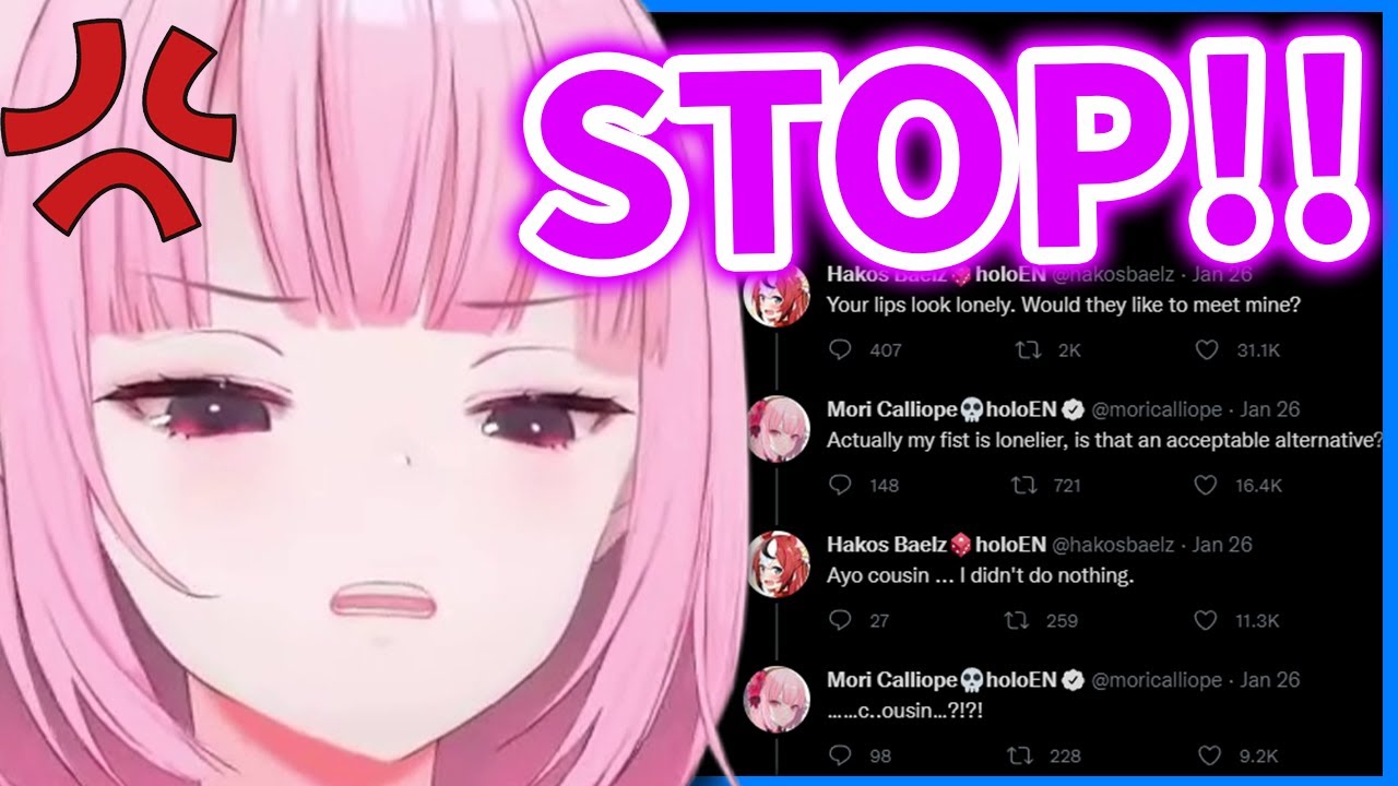 Stop with the 𝙁𝙇𝙄𝙍𝙏𝙔 𝙏𝙒𝙀𝙀𝙏𝙎!【HololiveEN】
