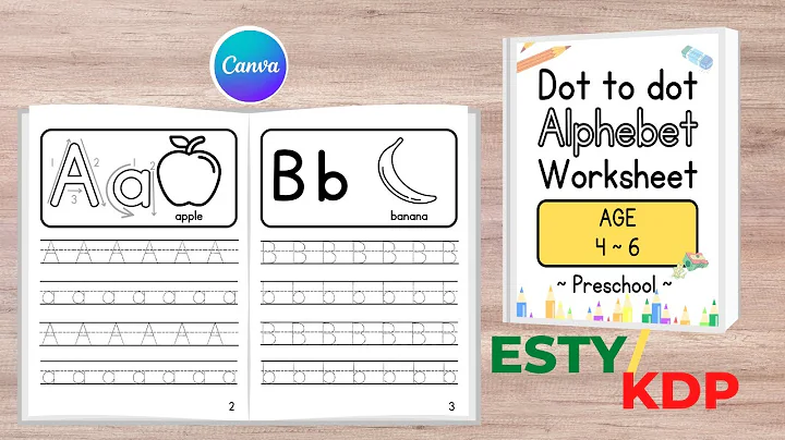 Create Beautiful Trace Letter Worksheets in Canva