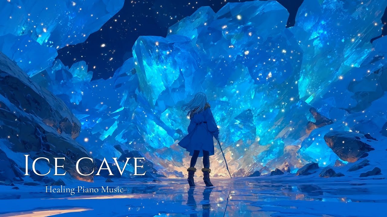 【Relaxing Celtic BGM】凍れる聖域〜静光の氷窟と癒しのピアノサウンド〜