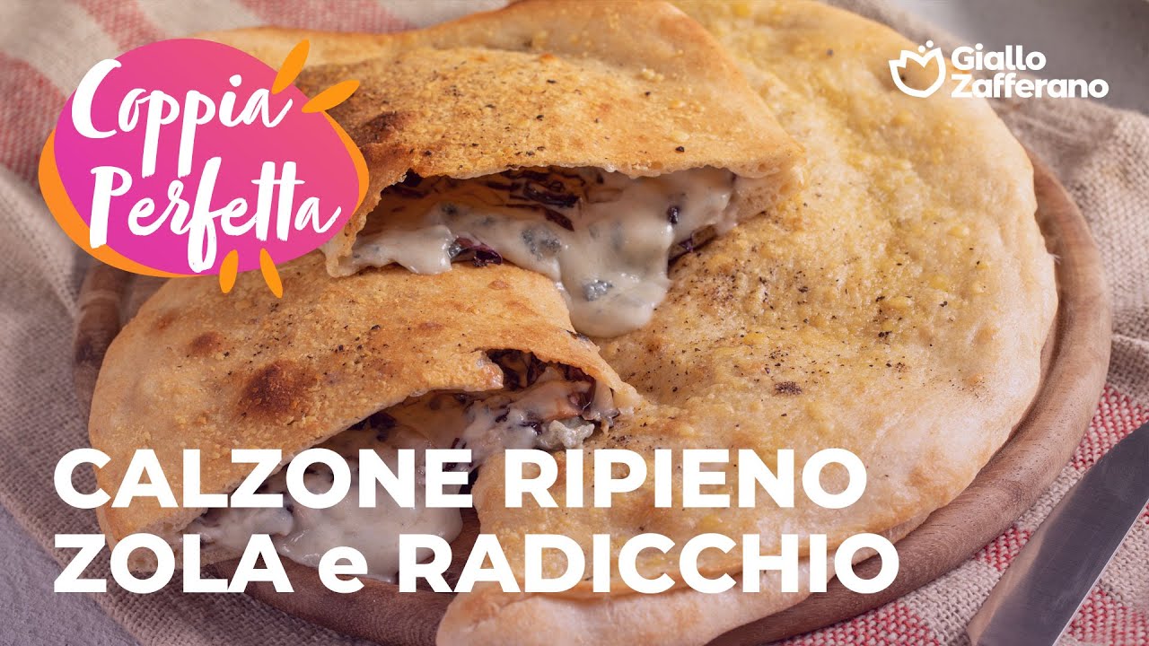 CALZONE RIPIENO ZOLA e RADICCHIO: la COPPIA PERFETTA per un RISULTATO UNICO✨🤤