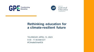 Rethinking education for a climate-resilient future