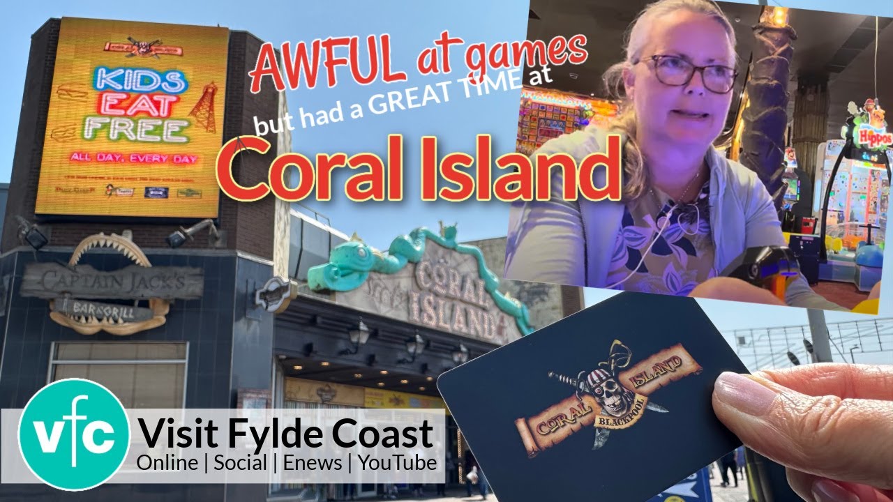 I'm AWFUL at games 😀 but had a GREAT TIME at Coral Island Blackpool!