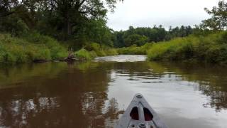 Kickapoo River waterfall