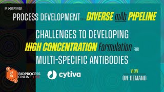 Challenges To Developing High Concentration Formulation For Multi-Specific Antibodies