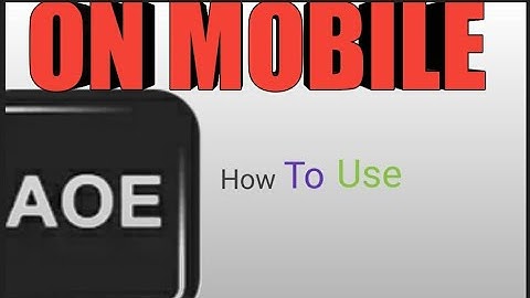 how to use Always On Edge (AOE) full A to Z