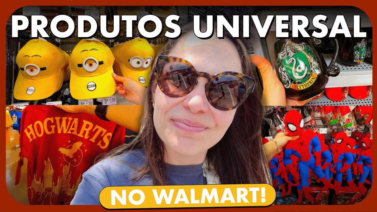 PRODUTOS DE HARRY POTTER E DA UNIVERSAL NO WALMART DE ORLANDO
