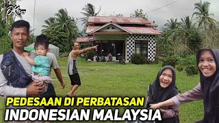 pedesaan di perbatasan Indonesia Malaysia desa temajuk tapal batas