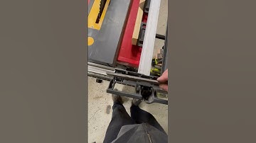 Crooked table saw fence, FIXED!