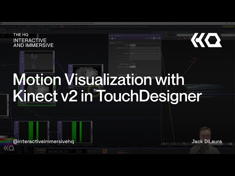 Motion Visualization with Kinect v2 in TouchDesigner - TouchDesigner Tutorial 141