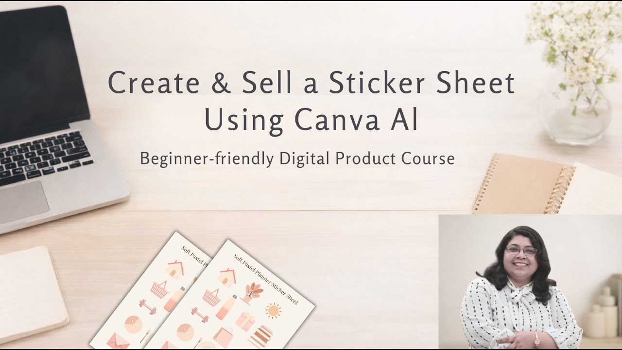 Create and sell sticker sheet using Canva Ai - Skillshare Class