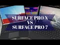 Surface Pro X vs Pro 7, Unboxing & Setup, Windows on ARM, SQ1 Chip, LTE, New Pen & Keyboard