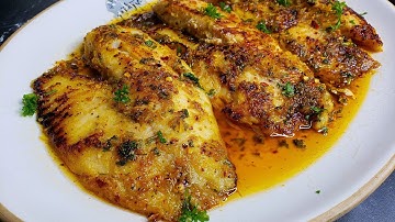 Super Easy and Juicy Pan Seared Tilapia Fillets under 10 minutes.