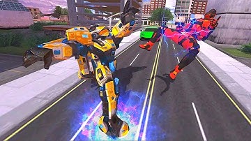 Futuristic Robot Transform Games US Military Robot & Robot Transform - Android Gameplay