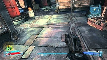 Stuck in a toilet door, Borderlands 2