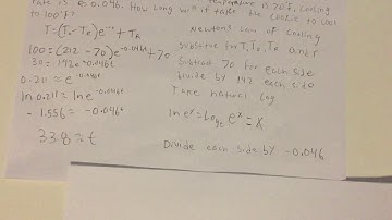 6.6 Exponential and logarithmic equations