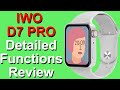 Kiwitime iwo d7 pro smart watch detailed functions reviewaluminum caseseries watch 7