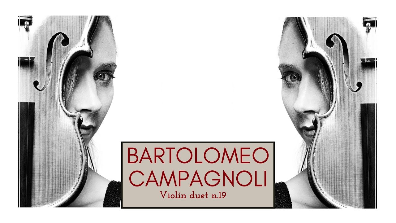 Bartolomeo Campagnoli Violin Duet N.19 Sheet Music Play Along