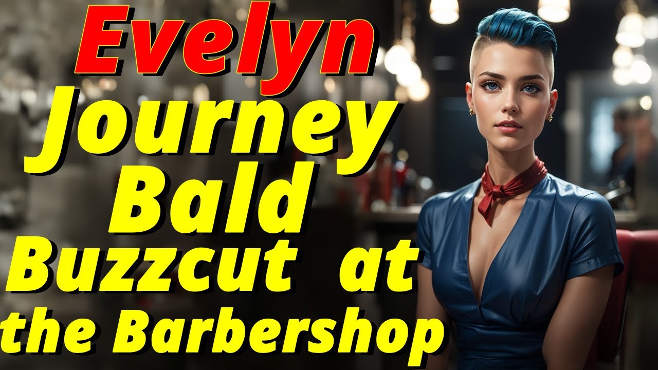 Истории стрижек — путь Эвелин и Сары от длинных волос до лысой стрижки в парикмахерской