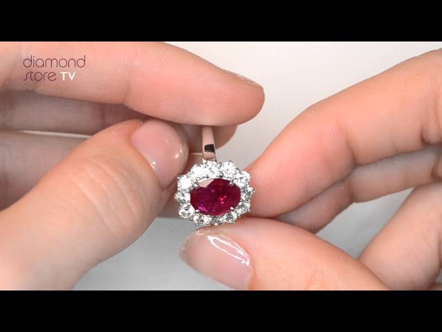 Platinum Ruby 2.40ct And Diamond 1.00ct Ring - FET27 TY class=