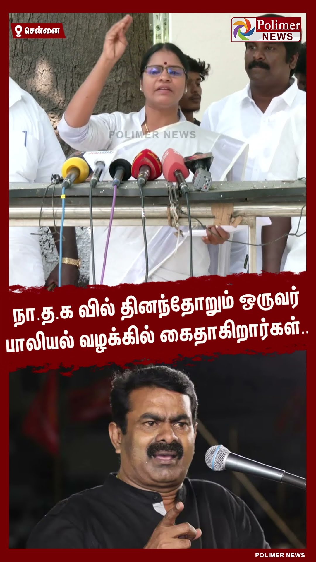 நா.த.க வில் தினந்தோறும் ஒருவர் பாலியல் வழக்கில் கைதாகிறார்கள்.. #shorts