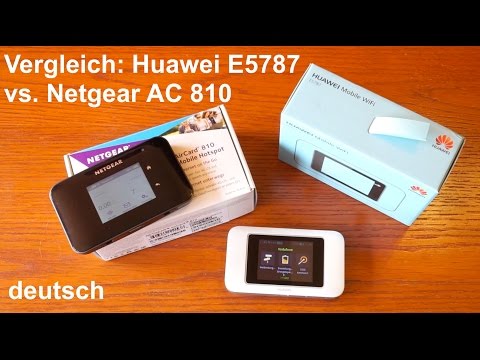 Vergleich: Huawei E5787 vs. Netgear AC810
