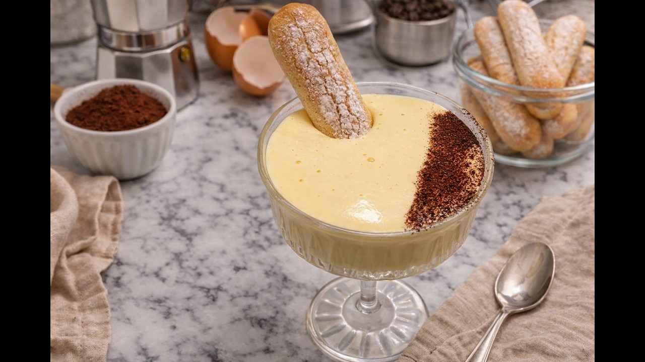 Homemade Italian Dessert ZABAIONE aka ZABAGLIONE Recipe - YouTube