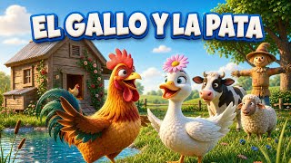 El Gallo y la Pata 🐓 | Canción Infantil | Fun4Kids
