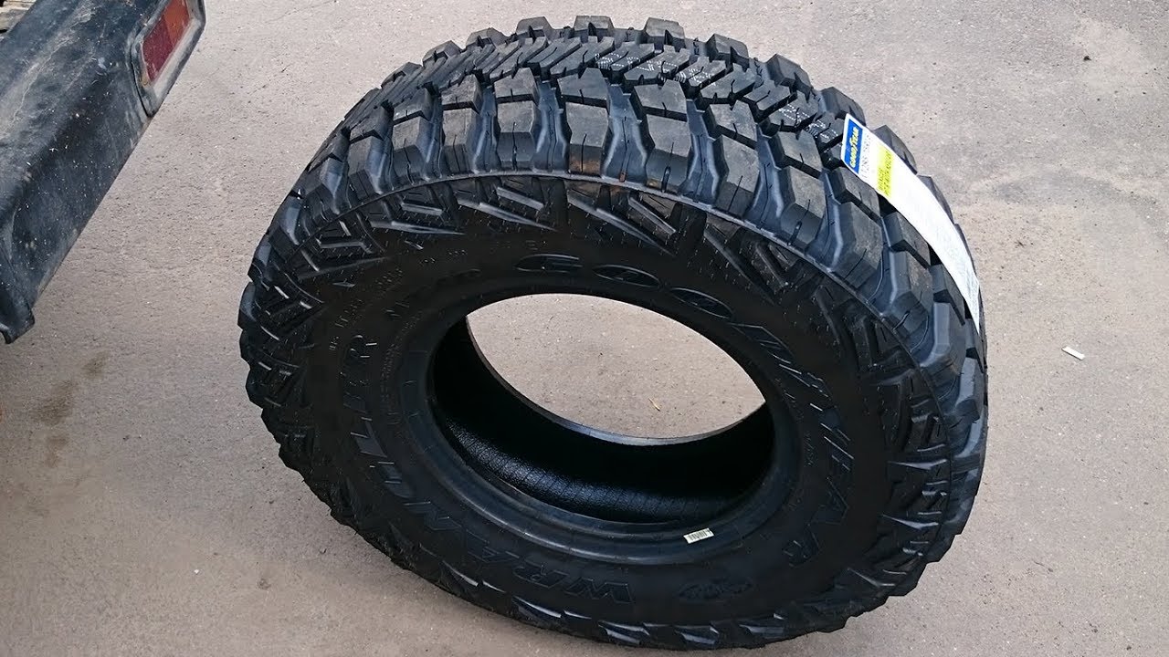 Шины Goodyear Wrangler MT/R Kevlar LT (усиленные) 285/75R16. Измерение  высоты и ширины. - YouTube