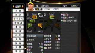 プロスピ14 福岡ソフトバンクホークス 選手能力データ プロ野球スピリッツ14 Youtube