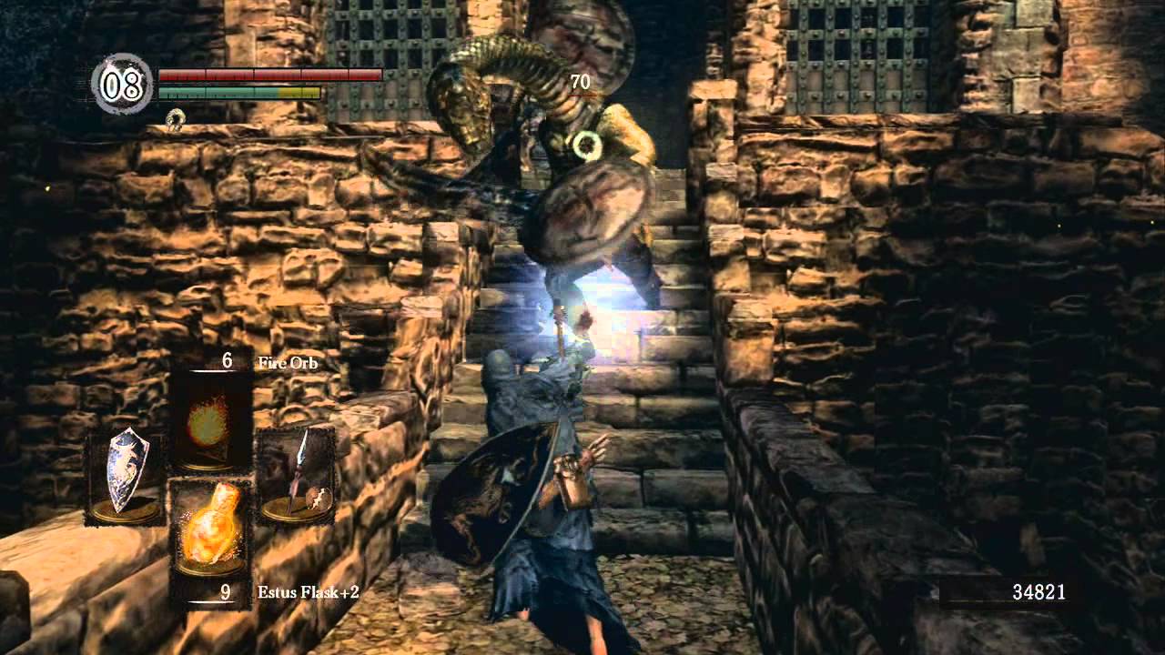 Dark Souls [HD] Pyromancer Playthrough part 11 (Iron Golem) - YouTube