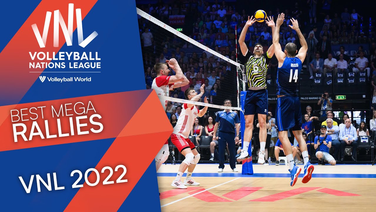 BEST MEGA RALLIES of mens vnl VNL 2022