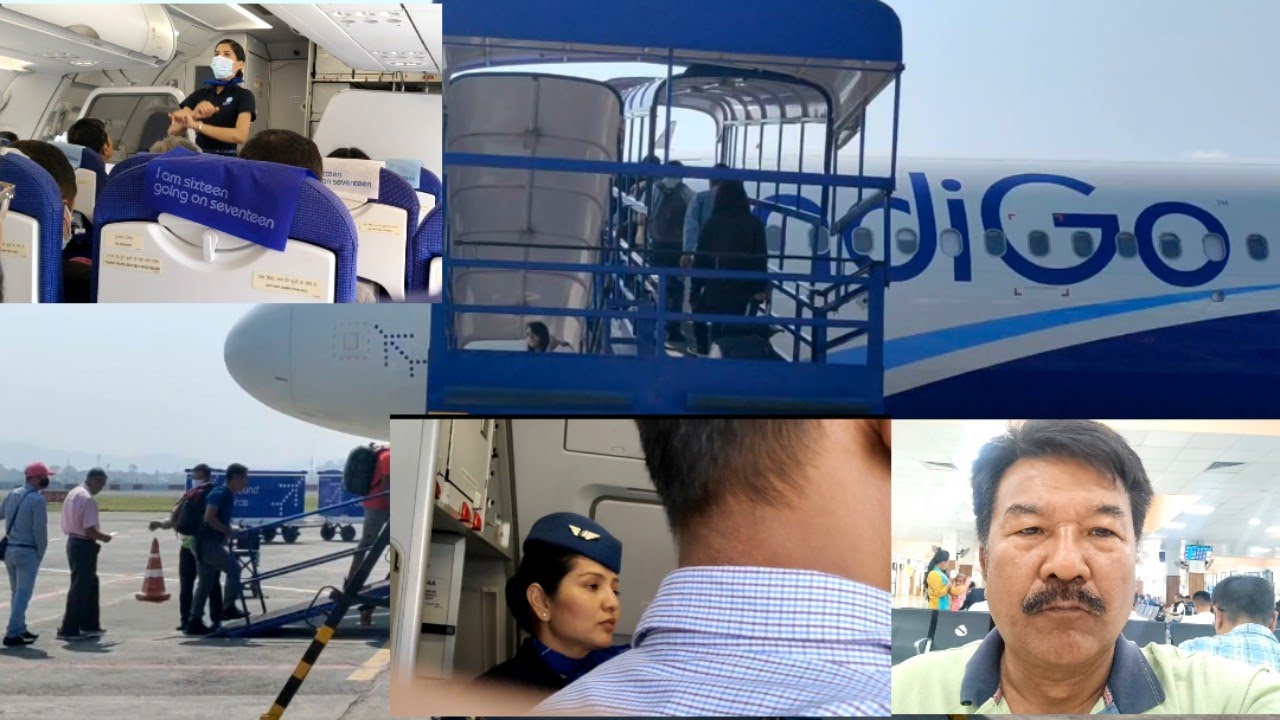 Imphal to Delhi via Guwahati journey by Indigo flight/Latest service.