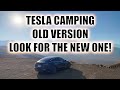 Tesla Camping in Death Valley in Summer