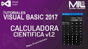 Calculadora Cientifica v1.2 en Visual Basic 2017