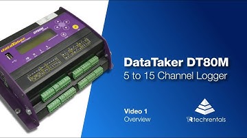 DataTaker DT80M - Video 1: Instrument Overview