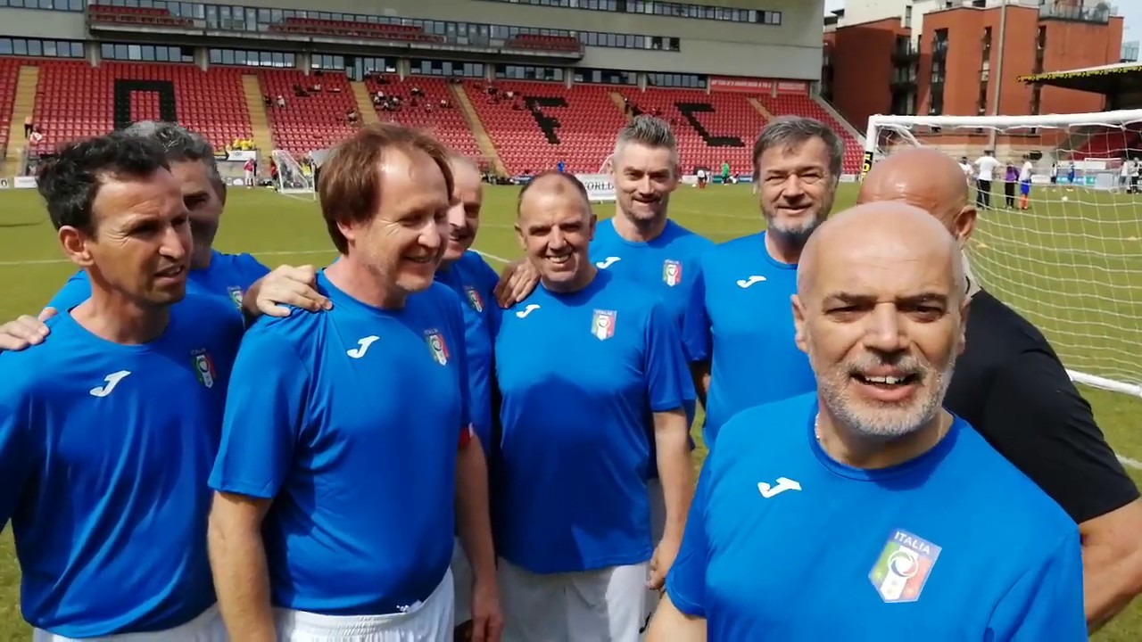 Italian Walking Football Team At The IWFF - YouTube
