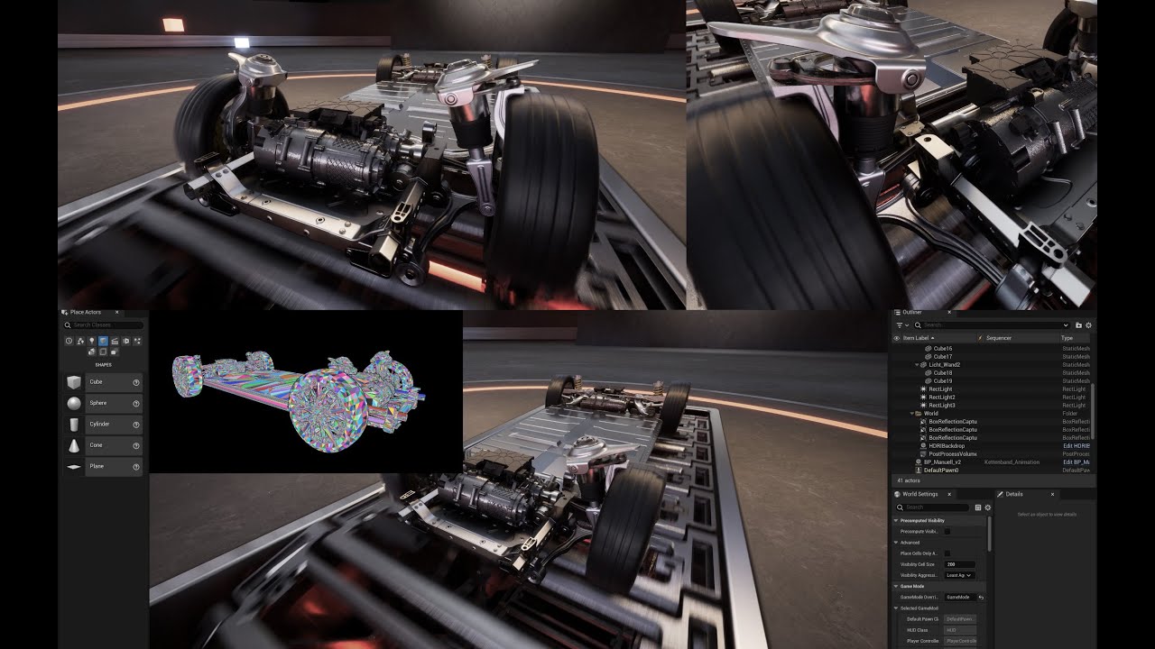 Audi Chassis ControlRig with Nanites in Unreal 5.3 - From Plasticity to ...