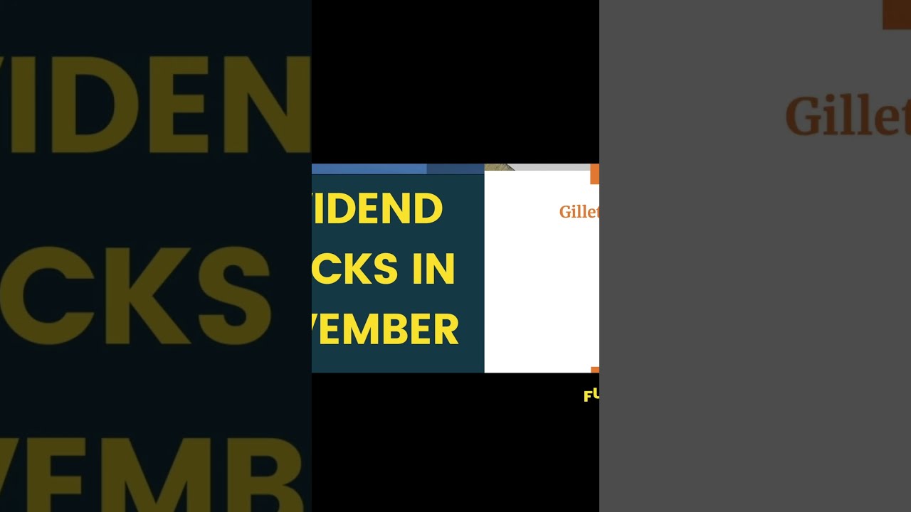 Big Dividend IN NOVEMBER 2021 | Top Dividend Stocks | 