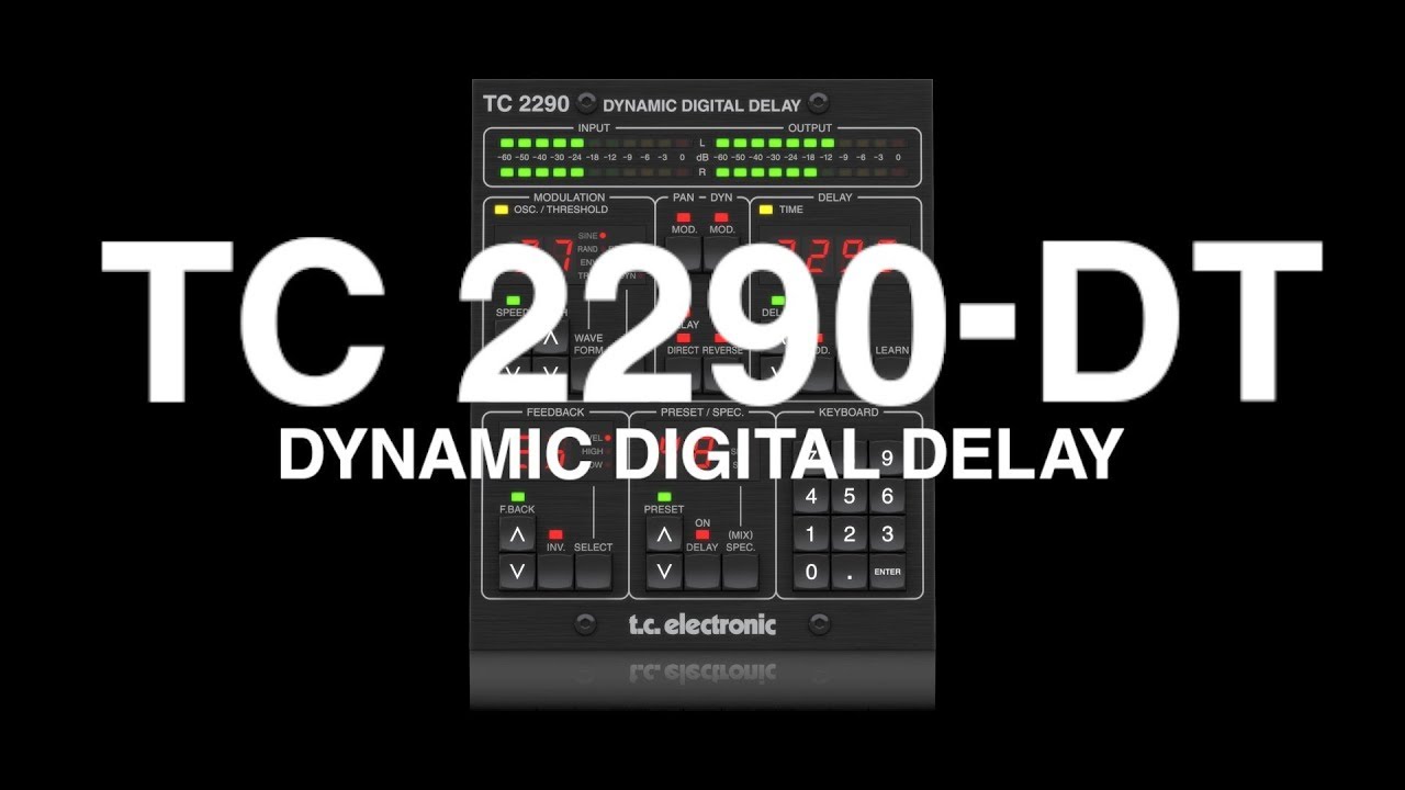 tc electronic/TC2290-DT 製品紹介 - YouTube