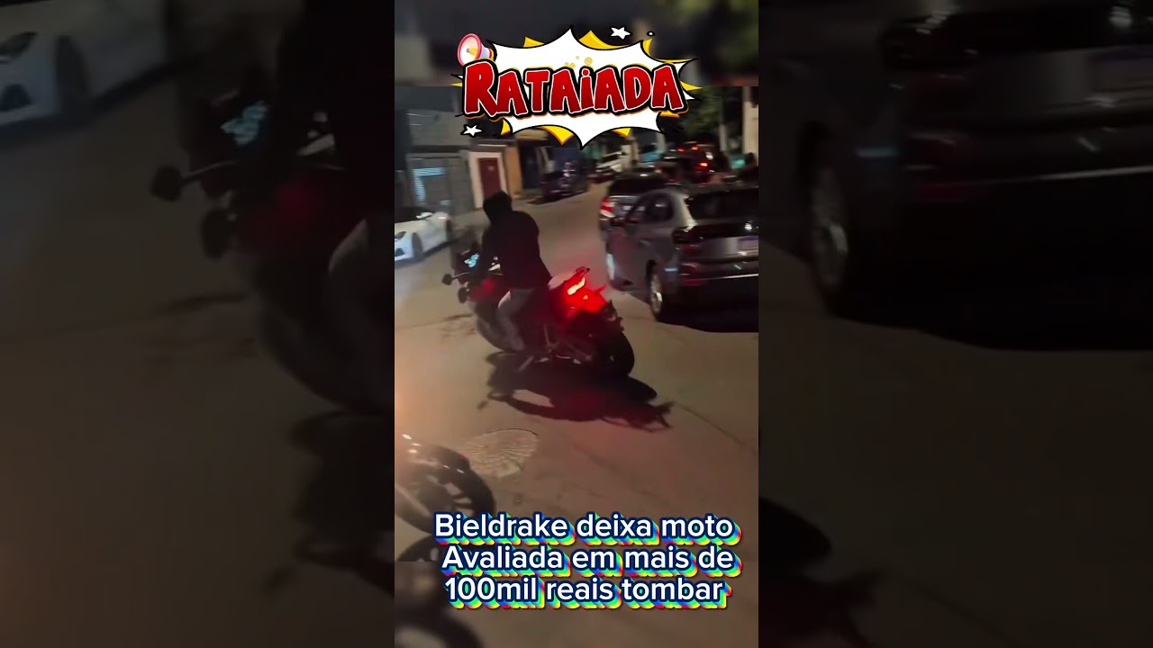 Biel drake cai com moto nova do kabrinha avaliada em mais de R$150.000