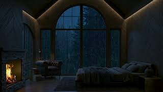 Gentle Piano with Rain in a Dark Forest 🌧️ | Soothing Music for Sleep, Relaxation &amp; Meditation