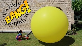 Giant Balloon Pop Toy Surprise - Disney Toys - Kinder Surprise Chocolate Eggs - Minecraft