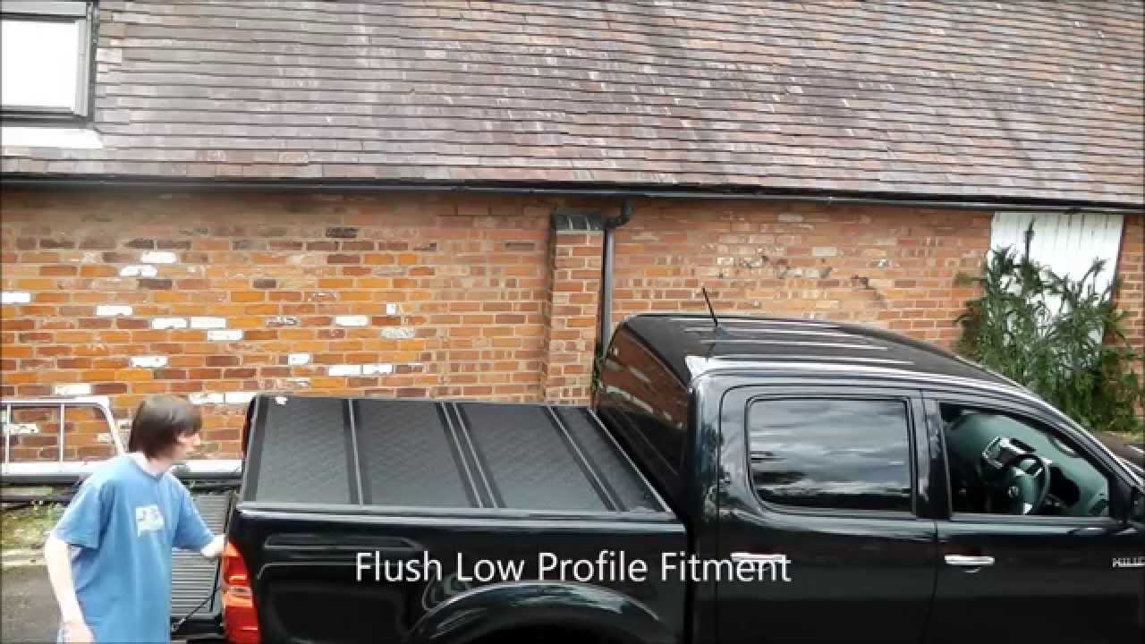 Toyota Hilux Bak Flip Hd Tonneau Cover Www Trucktopsuk Com Youtube